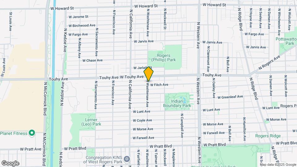 2654-2656 W Fitch Ave Mapa y Detalles de la Ubicación