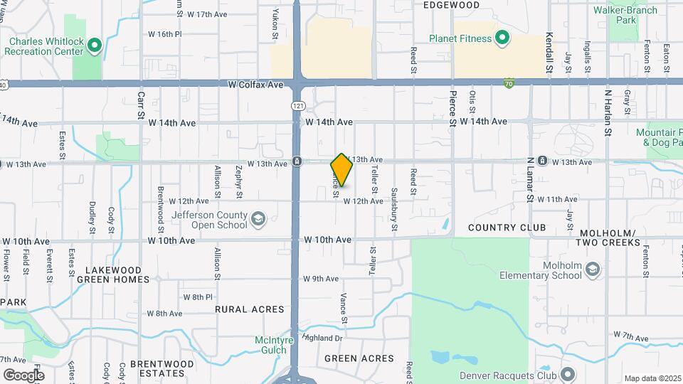 1210 Vance St, Unit Vance Mapa y Detalles de la Ubicación