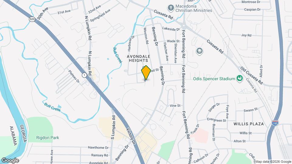 1134 Calvin Ave Map and Location Details