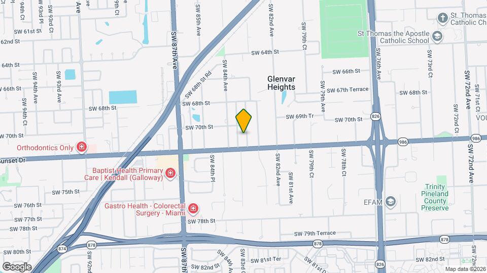 7048 SW 83rd Ct Map and Location Details