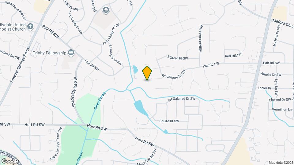1631 Sparrow Wood Ln SW Map and Location Details