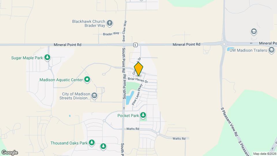 9412 Briar Haven Dr Map and Location Details
