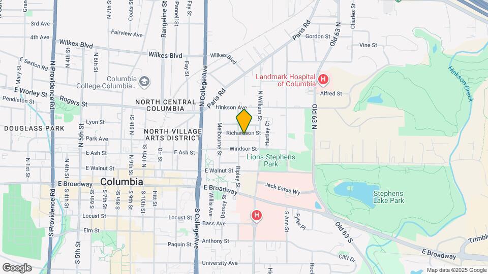 1504 Richardson St Map and Location Details