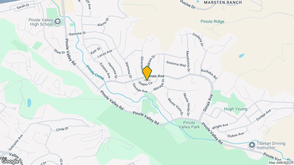 3345 Diablo Cir Map and Location Details