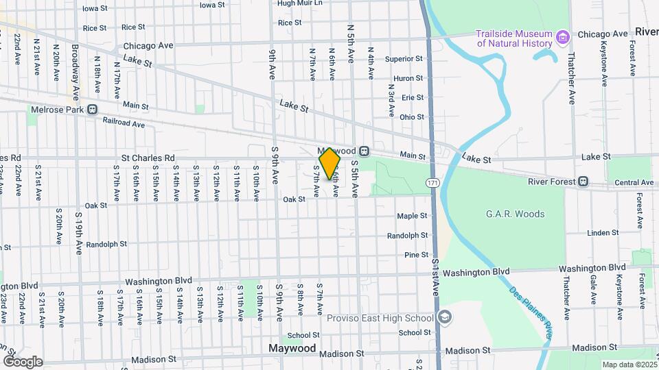 132 S 6th Ave Map and Location Details
