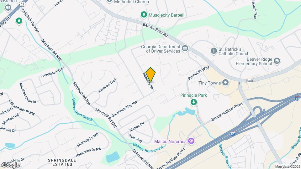 2155 Newbury Rd Map and Location Details