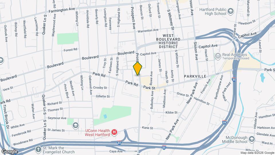 363 Prospect Ave, Unit 1 Mapa y Detalles de la Ubicación