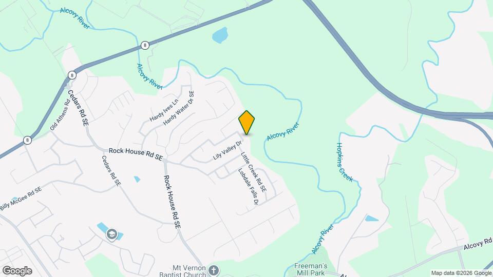 1950 Lily Valley Dr Mapa y Detalles de la Ubicación