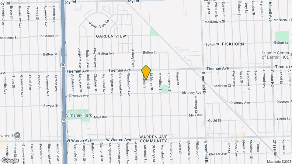 7784 Mettetal St Map and Location Details