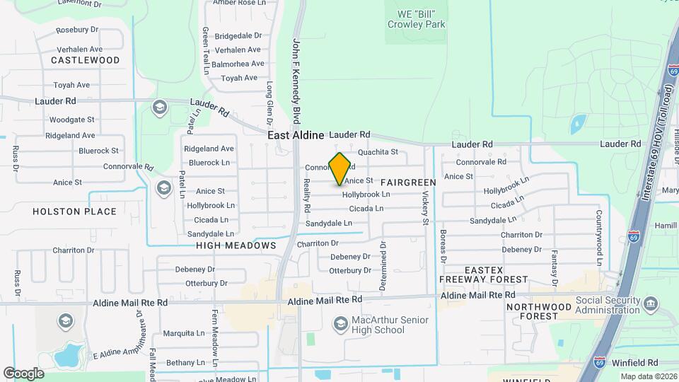 4503 Hollybrook Ln Map and Location Details
