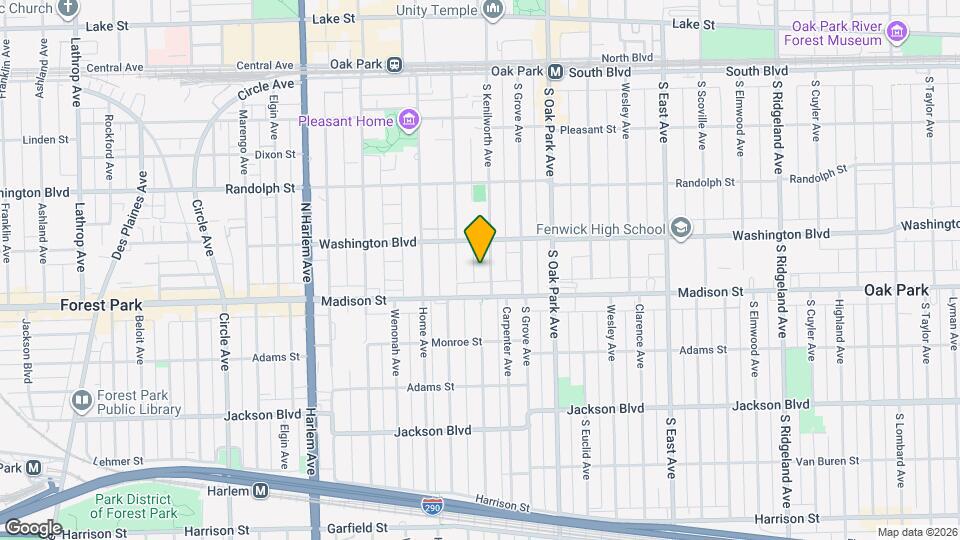 425 S Kenilworth Ave Map and Location Details