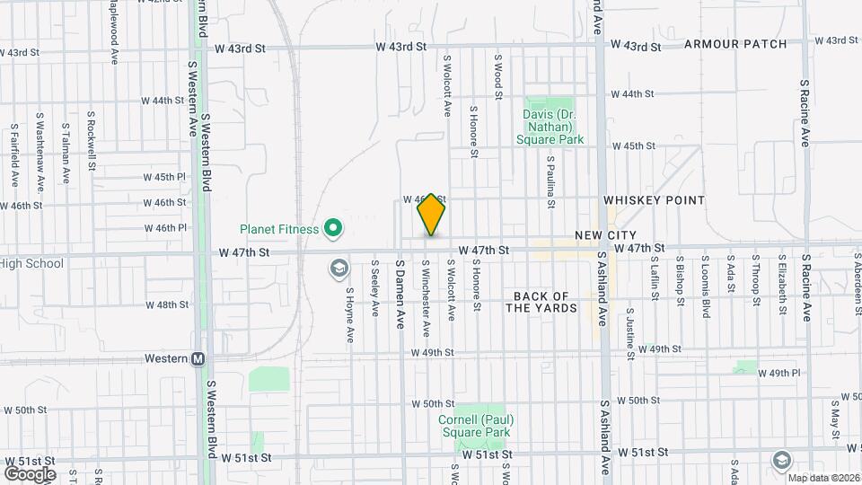 1922 W 47th St Map and Location Details