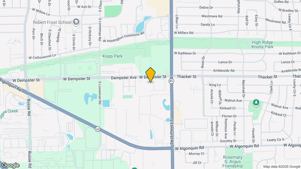 351 Hawthorne Cir Map and Location Details