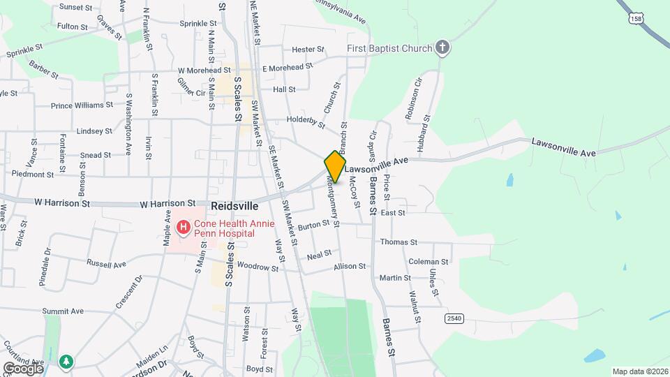 603 Montgomery St Map and Location Details