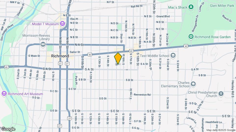 59 S 15th St, Unit Upstairs Map and Location Details