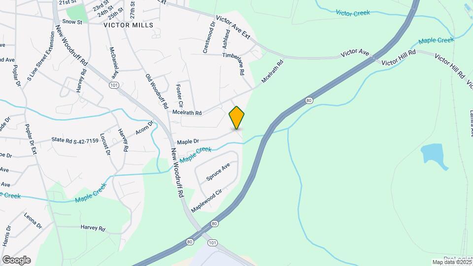 708 Maple Dr Map and Location Details