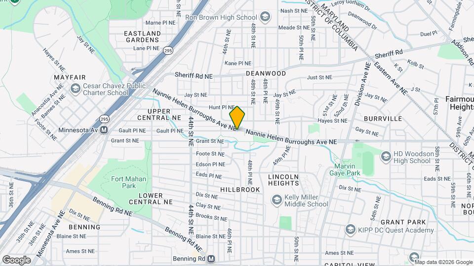 4627 Gault Pl NE Map and Location Details