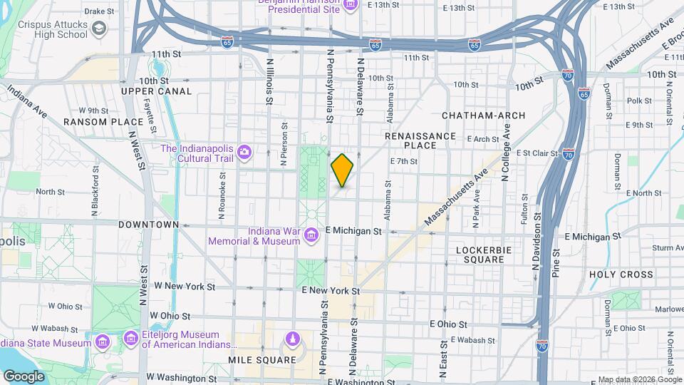613 Fort Wayne Ave Map and Location Details