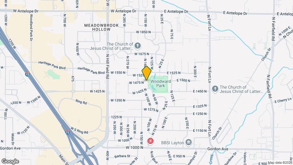 1482 N 160 W Map and Location Details