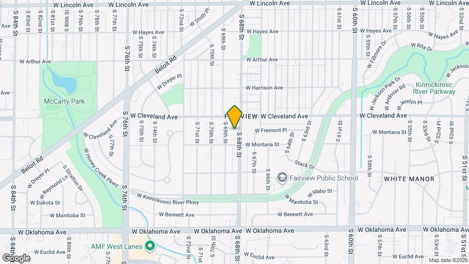 2745 S 68th St Map and Location Details