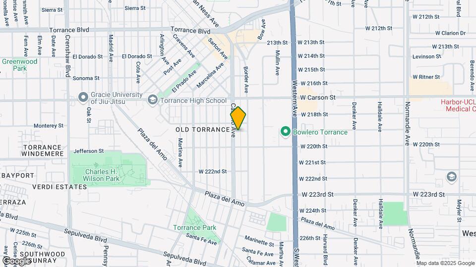 1824 Cabrillo Ave Mapa y Detalles de la Ubicación