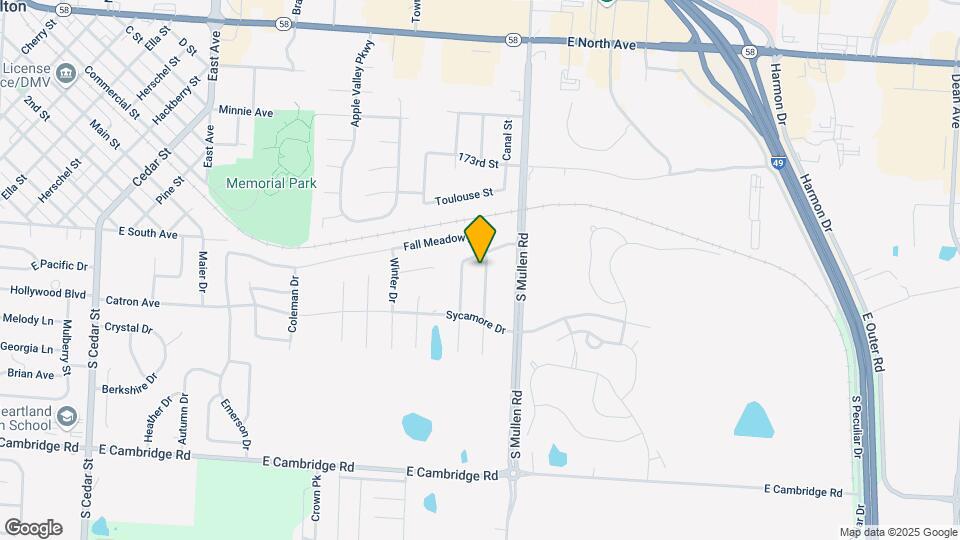 504 Fall Creek Dr Map and Location Details