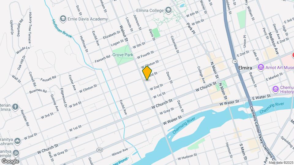 412 Walnut St Map and Location Details