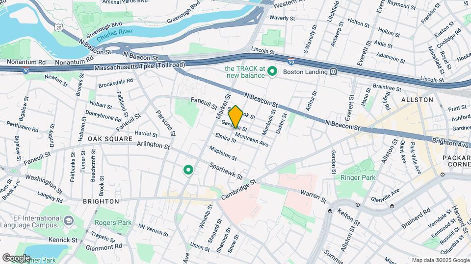 62 Glencoe St, Unit 1 Map and Location Details