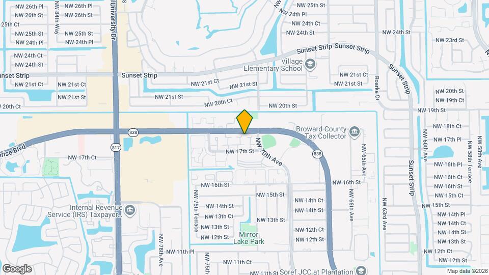 1752 NW 72nd Ave Map and Location Details