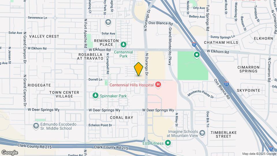 8920 Dorrell Ln Map and Location Details