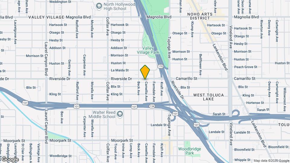 11500 Riverside Dr Map and Location Details