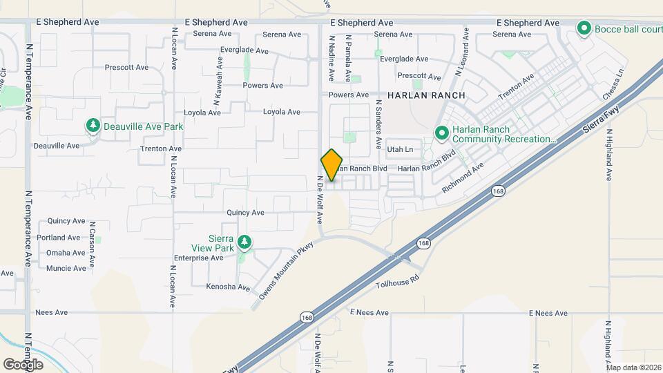 1502 N Reunion Way Map and Location Details