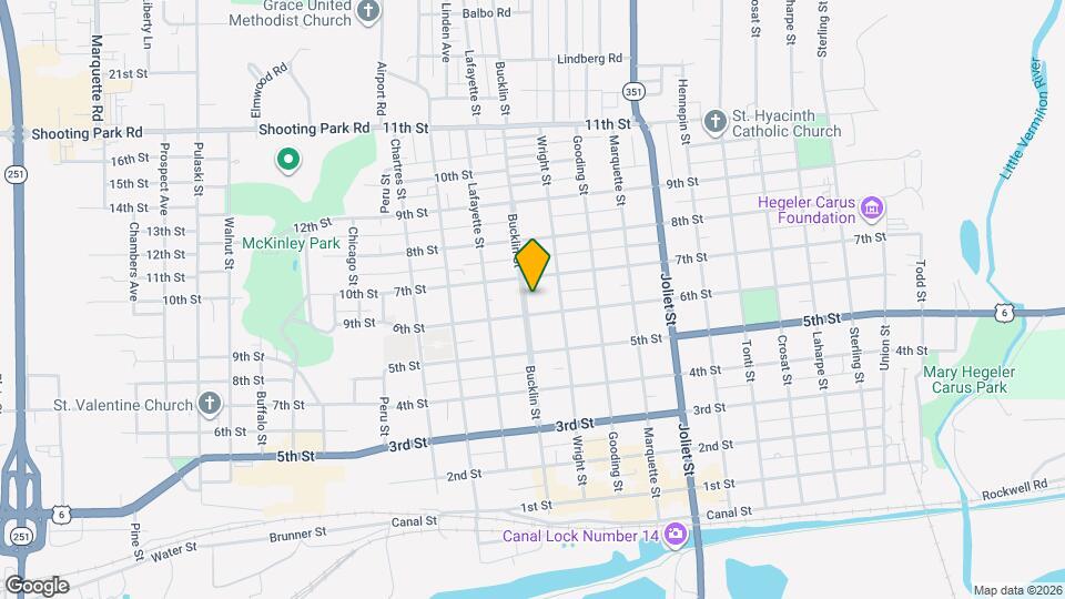630 Bucklin St Map and Location Details