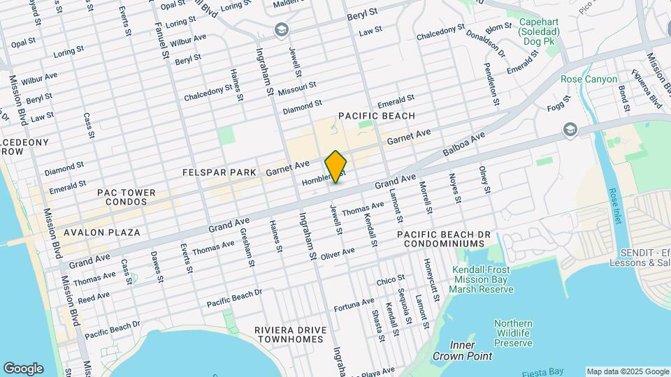 1712 Grand Ave Mapa y Detalles de la Ubicación