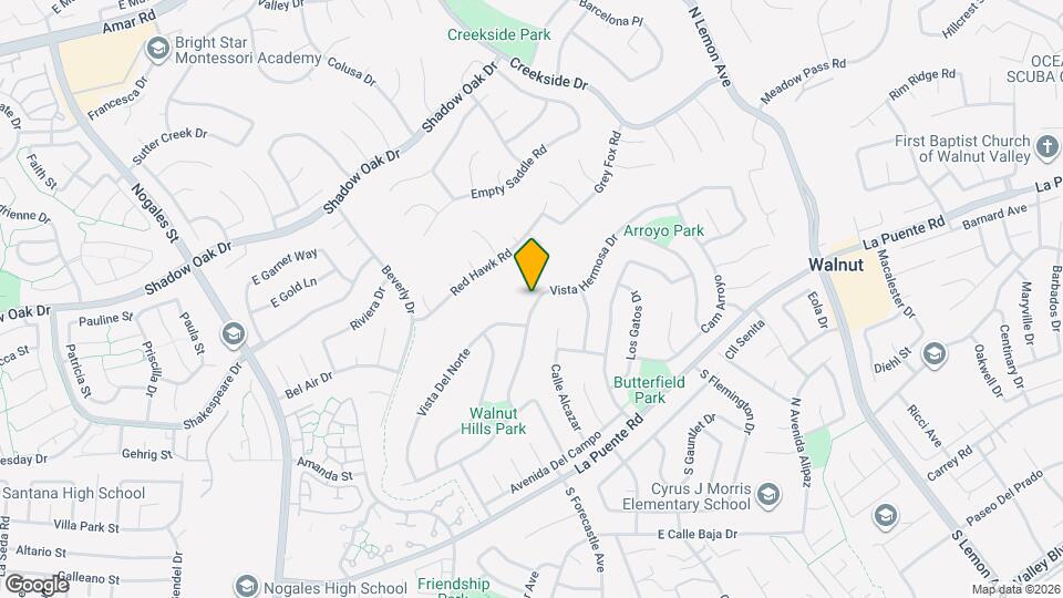 19637 Vista Hermosa Dr Mapa y Detalles de la Ubicación