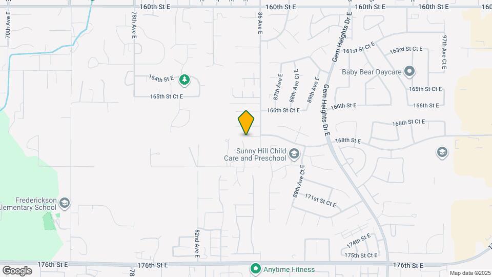 16804 86 Ave E Map and Location Details