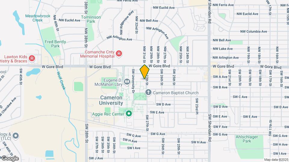 2711 SW G Ave Map and Location Details