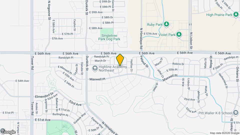 5552 N Genoa St Map and Location Details