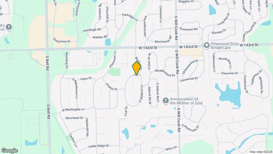 14433 Mallard Dr Map and Location Details