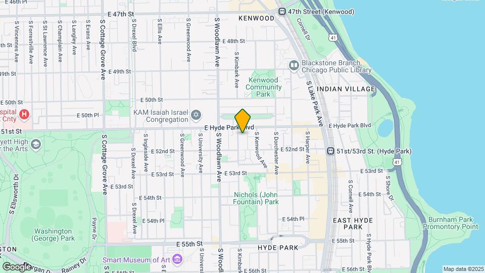 5117-5119 S Kimbark Ave Map and Location Details
