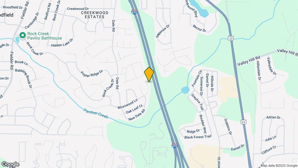 3639 Mosswood Ln Map and Location Details