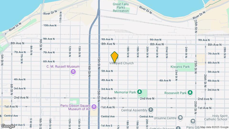 1618 6th Ave N Map and Location Details