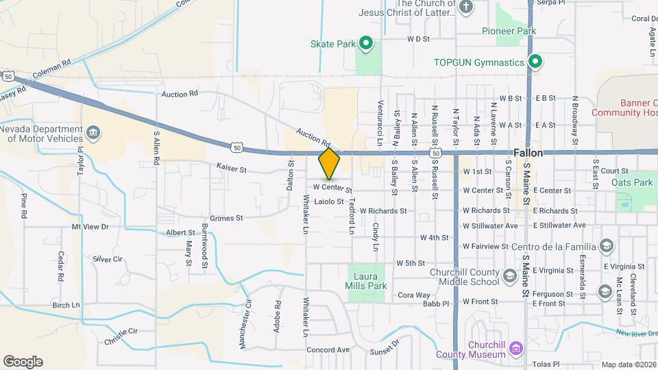 962 W Center St Map and Location Details