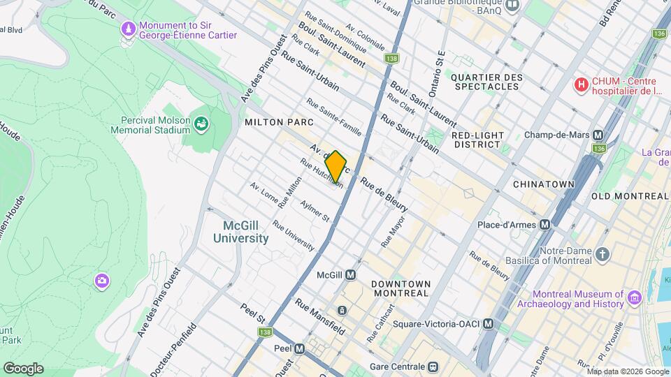 3426 Hutchison Rue Map and Location Details