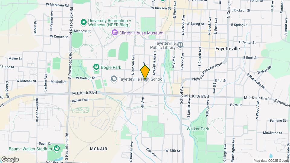 394 S Hill Ave Map and Location Details