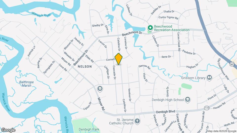 859 Catalina Dr Map and Location Details