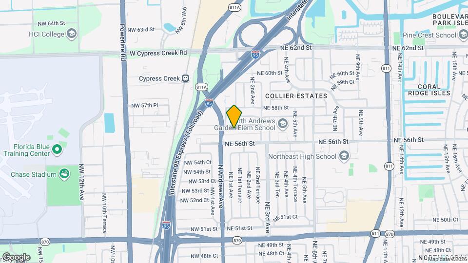 51 NE 56th Ct Mapa y Detalles de la Ubicación