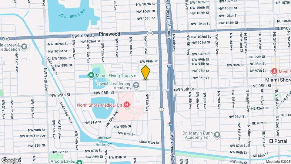 800 NW 96th St Map and Location Details