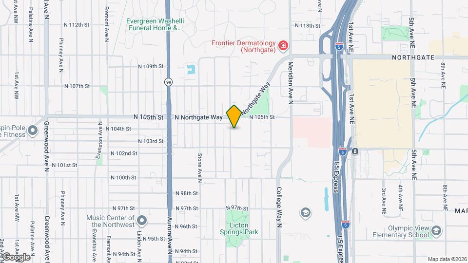 10332 Ashworth Ave N Map and Location Details