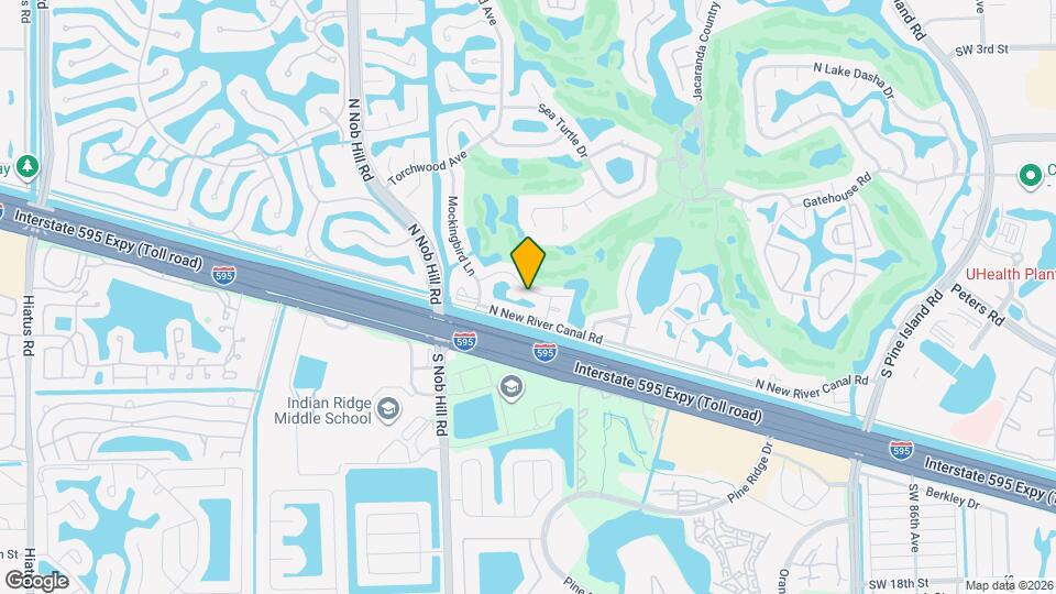9717 N New River Canal Rd Map and Location Details